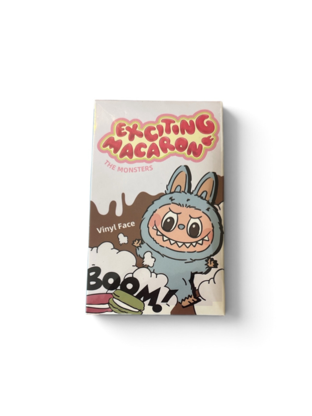 Pop Mart The Monsters Exciting Macaron Vinyl Face Toy One Size Blue White
